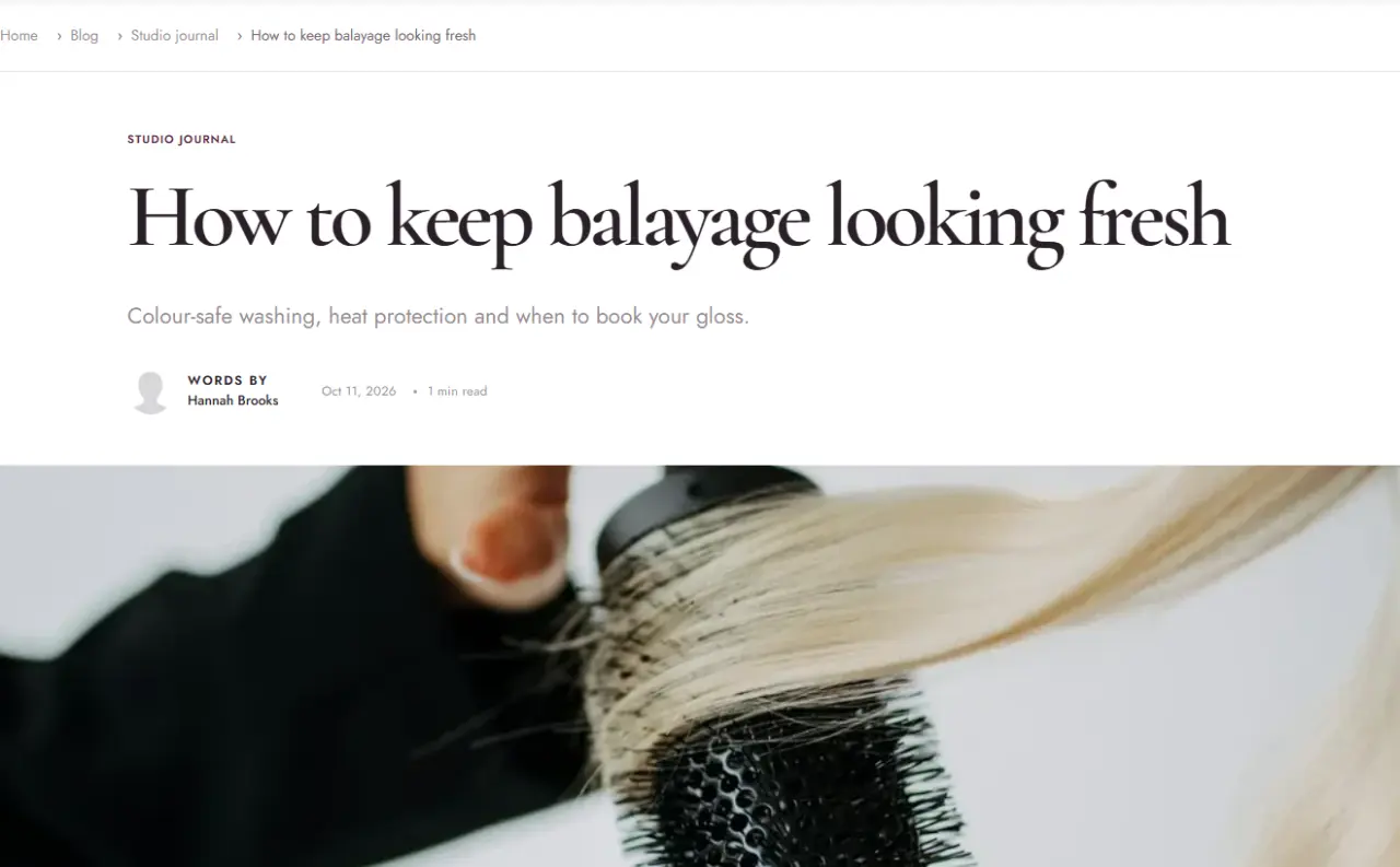 A blog article