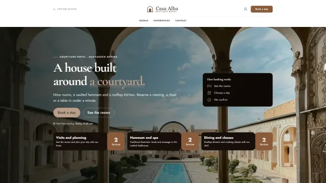 The Casa Alba demo home page