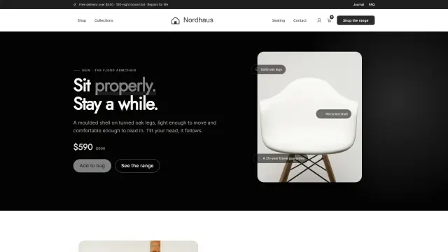 The Nordhaus demo home page